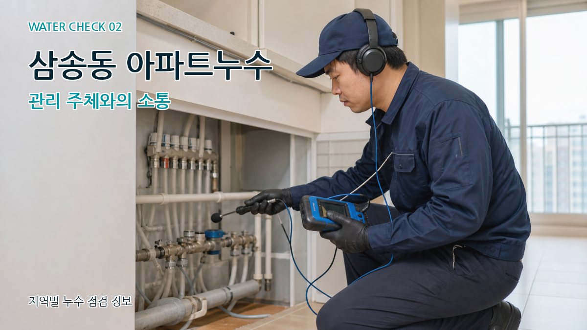 삼송동 화장실누수 누수탐지 이미지