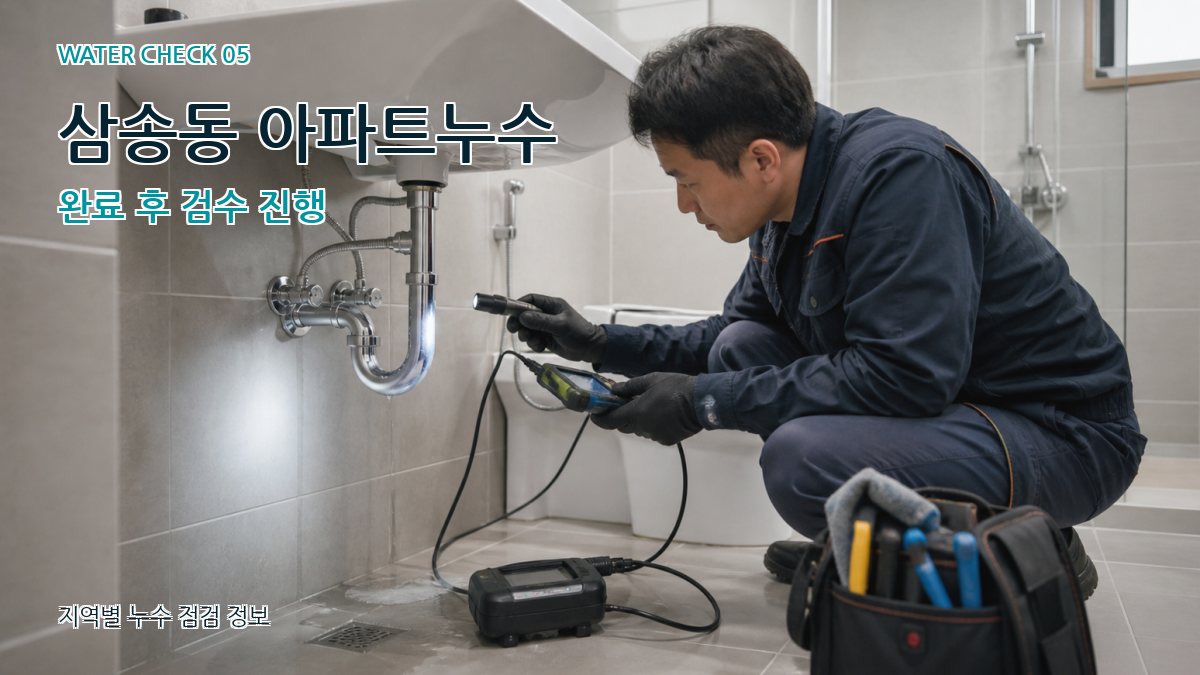 삼송동 누수공사 누수탐지 이미지