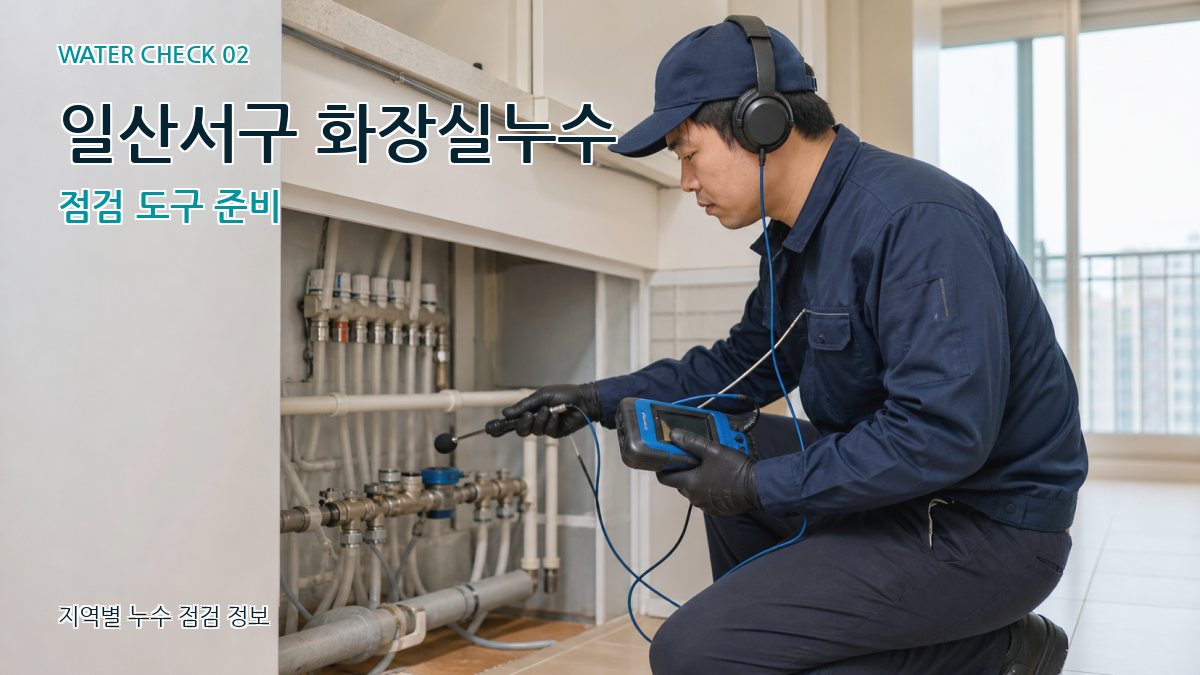일산서구 화장실누수 누수탐지 이미지