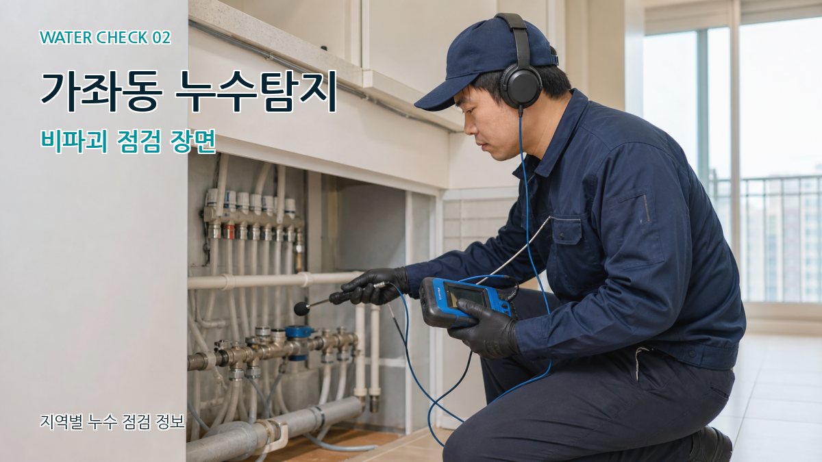 가좌동 화장실누수 누수탐지 이미지