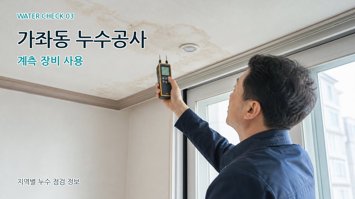 가좌동 천장누수 누수탐지 이미지