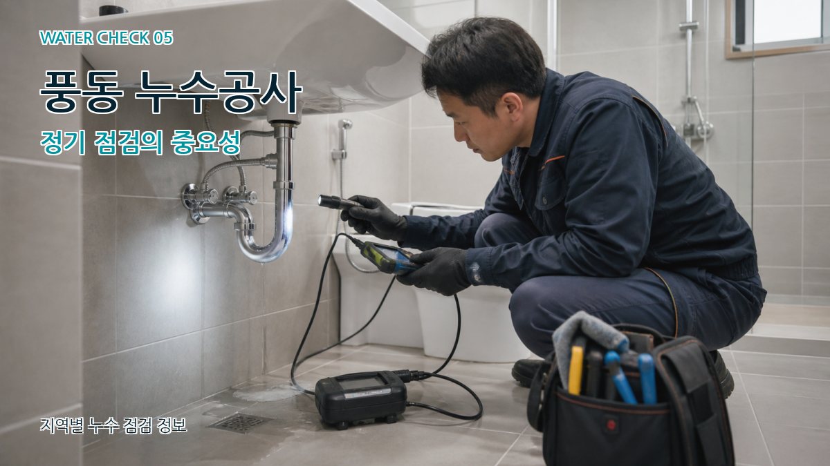 풍동 누수공사 누수탐지 이미지