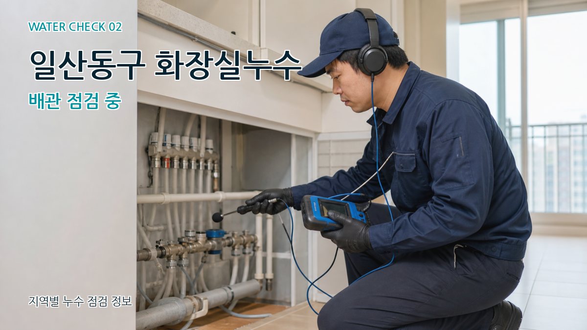 일산동구 화장실누수 누수탐지 이미지