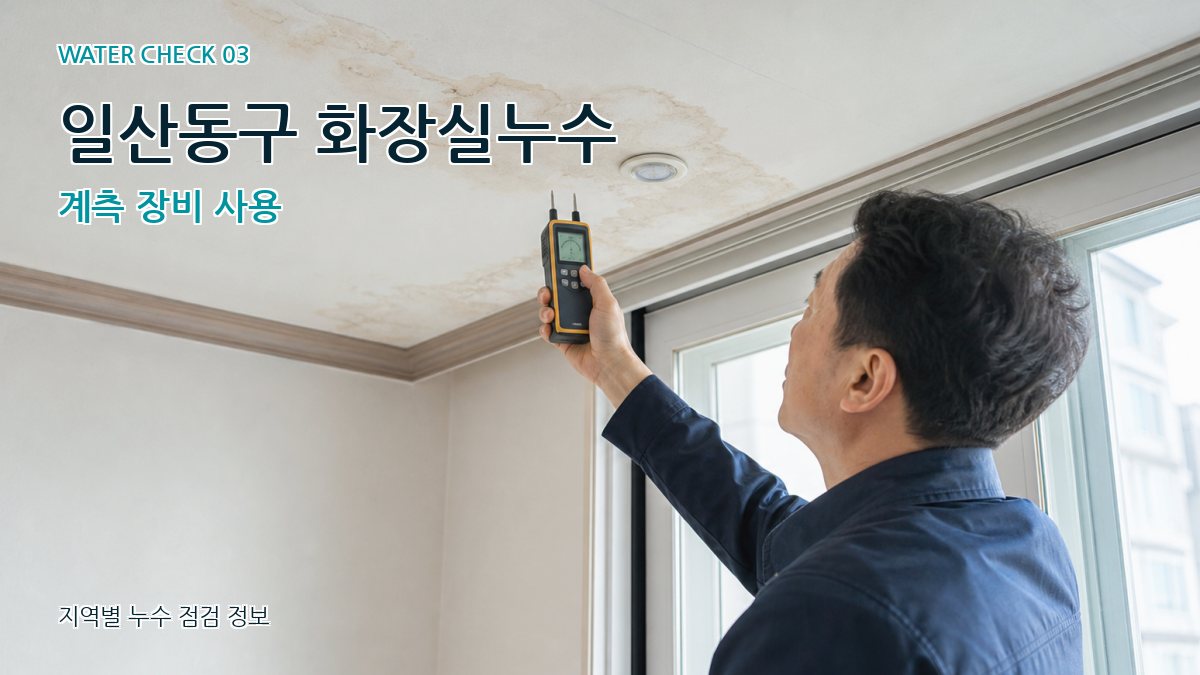 일산동구 천장누수 누수탐지 이미지