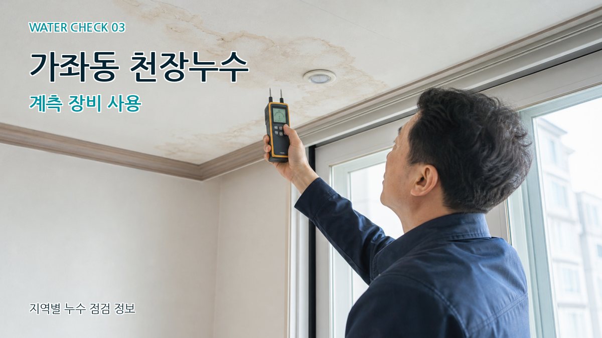 가좌동 천장누수 누수탐지 이미지