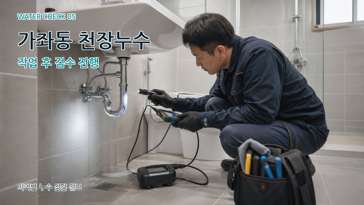가좌동 누수공사 누수탐지 이미지