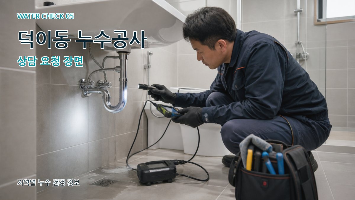 덕이동 누수공사 누수탐지 이미지