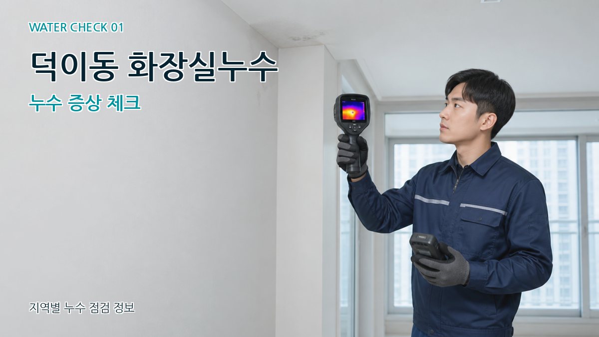 덕이동 아파트누수 누수탐지 이미지