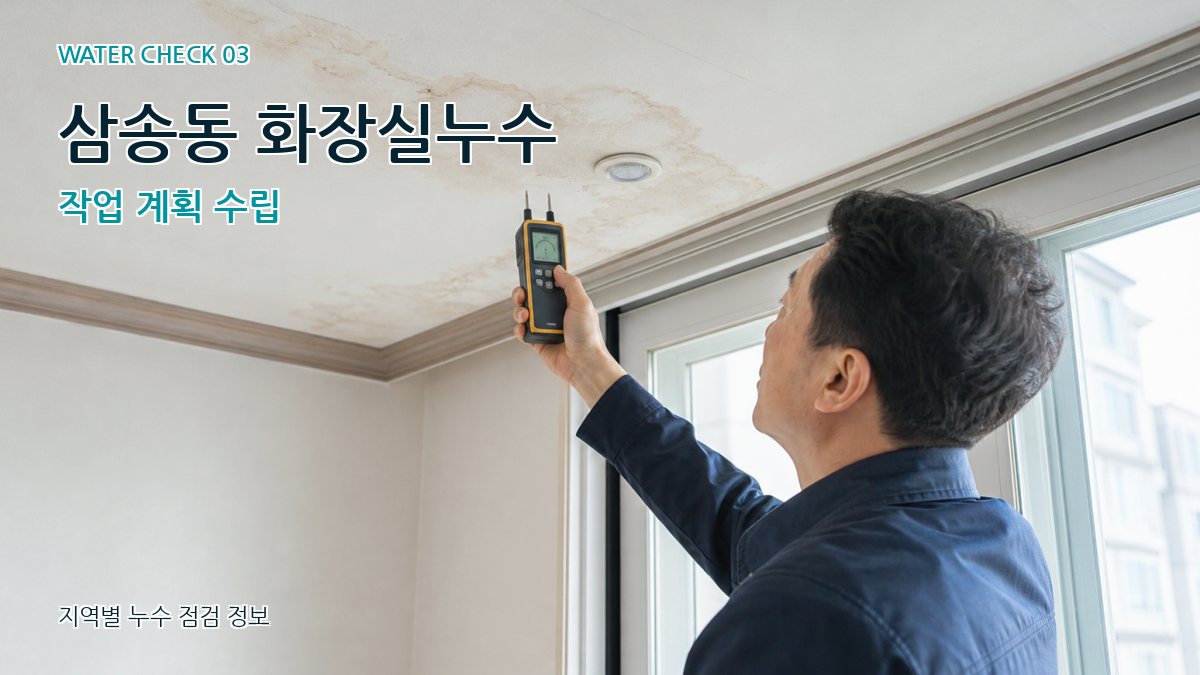 삼송동 천장누수 누수탐지 이미지