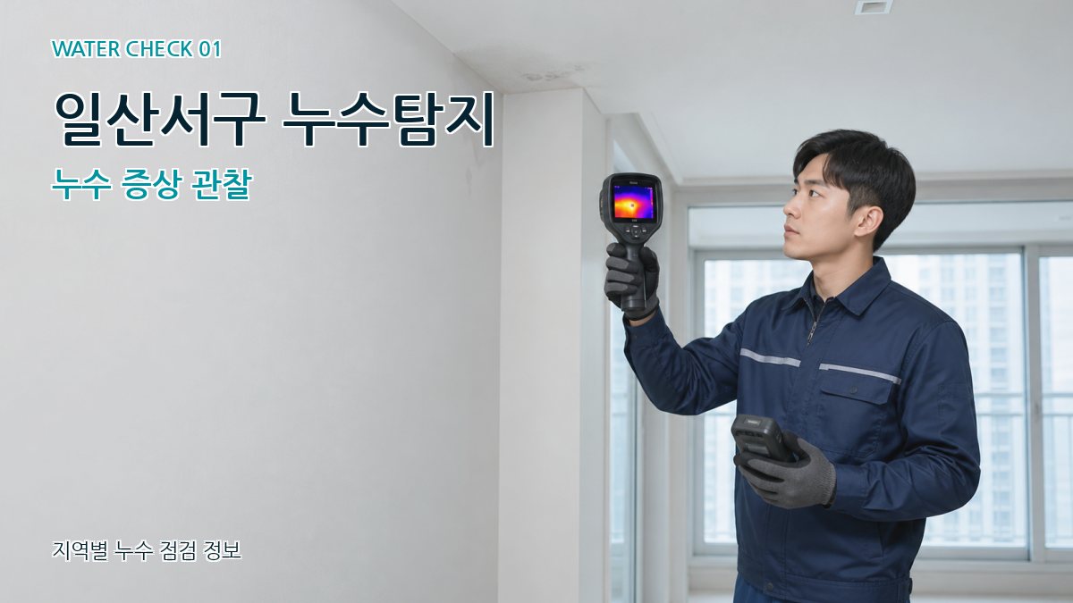 일산서구 아파트누수 누수탐지 이미지