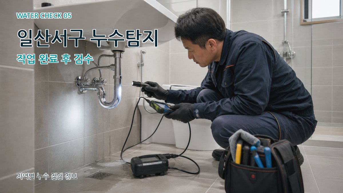 일산서구 누수공사 누수탐지 이미지
