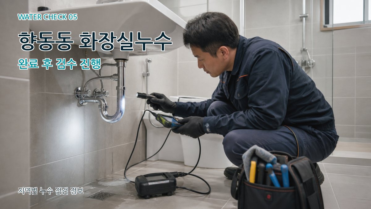 향동동 누수공사 누수탐지 이미지