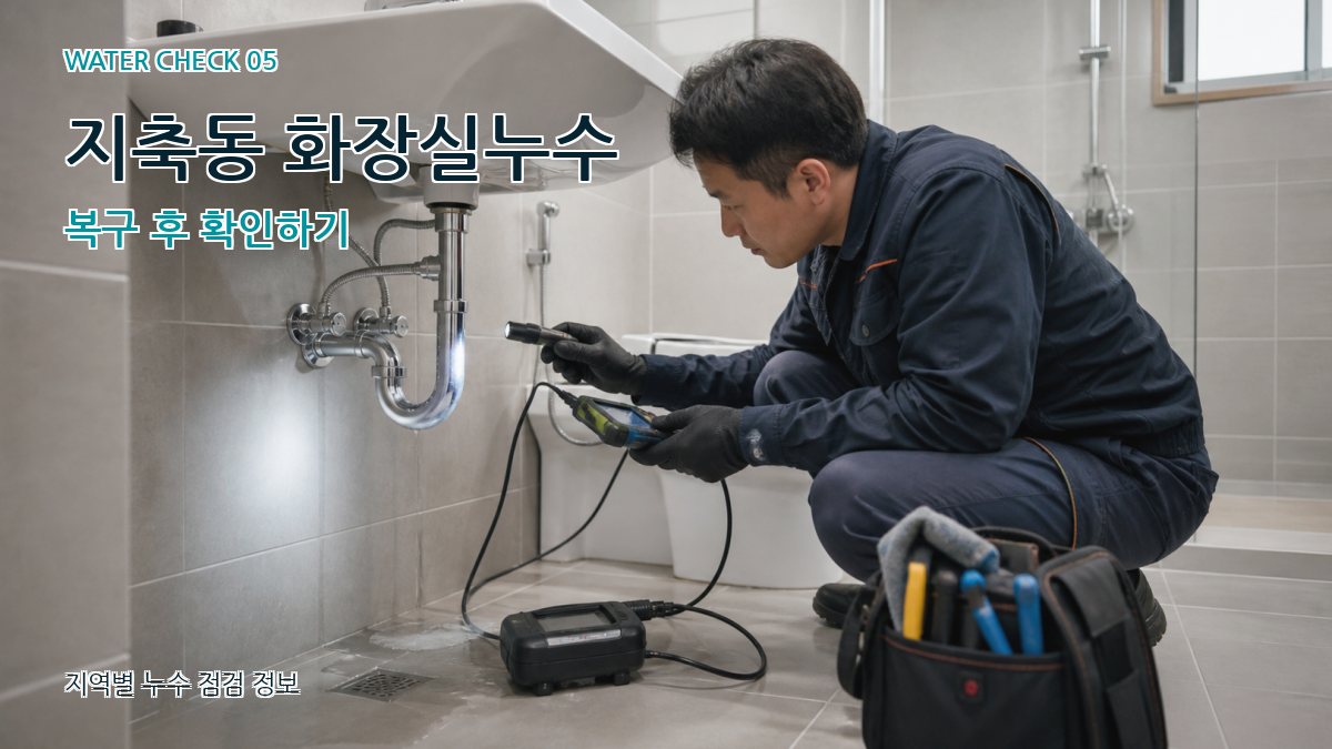 지축동 누수공사 누수탐지 이미지