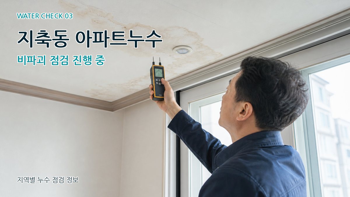 지축동 천장누수 누수탐지 이미지
