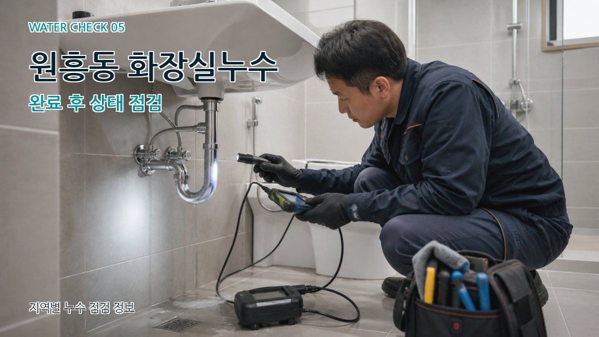 원흥동 누수공사 누수탐지 이미지
