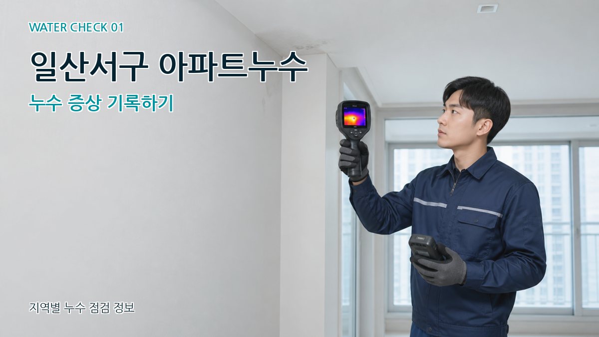 일산서구 아파트누수 누수탐지 이미지