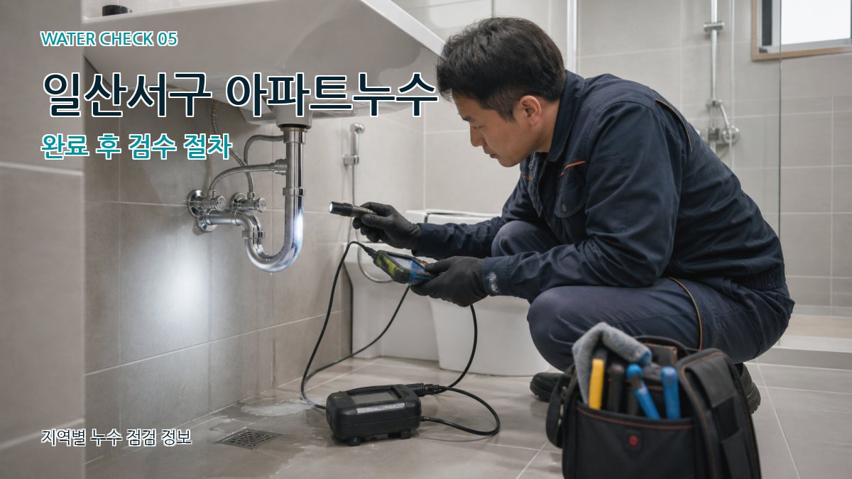 일산서구 누수공사 누수탐지 이미지