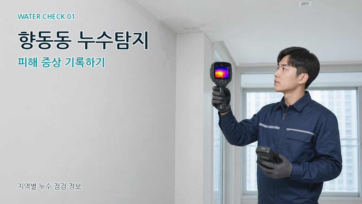 향동동 아파트누수 누수탐지 이미지