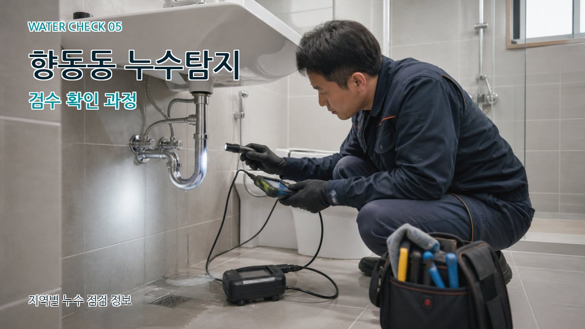 향동동 누수공사 누수탐지 이미지