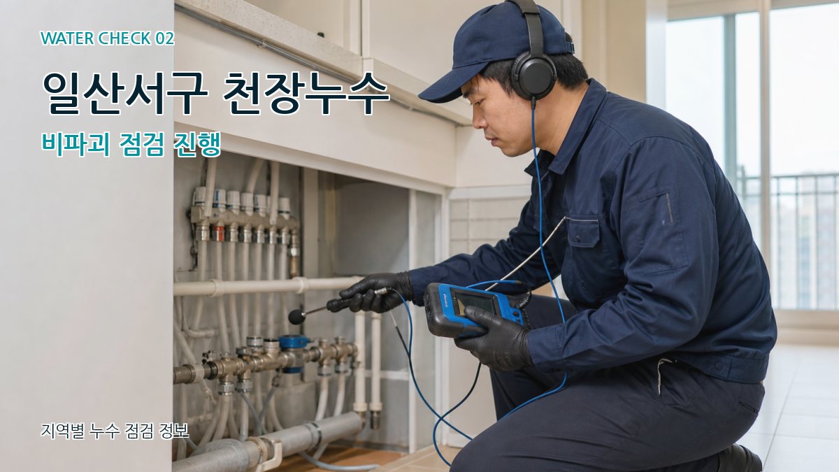 일산서구 화장실누수 누수탐지 이미지