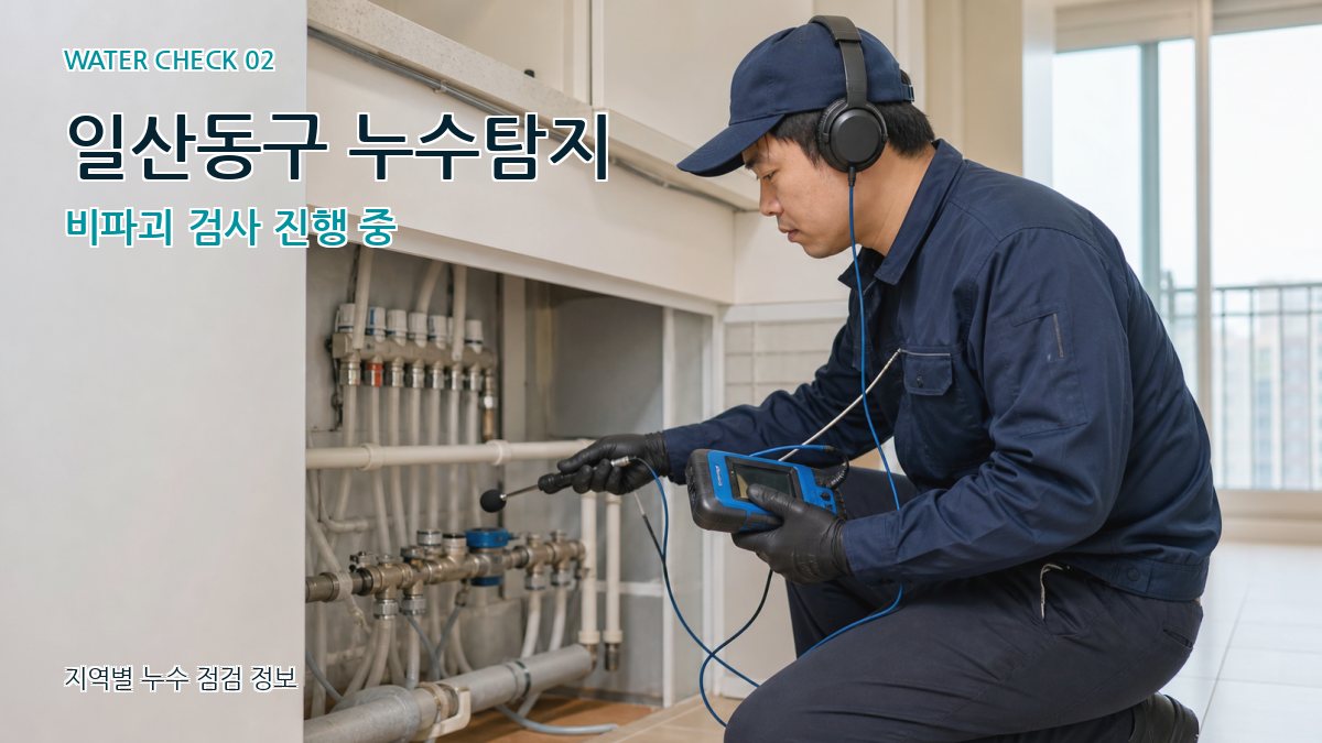 일산동구 화장실누수 누수탐지 이미지