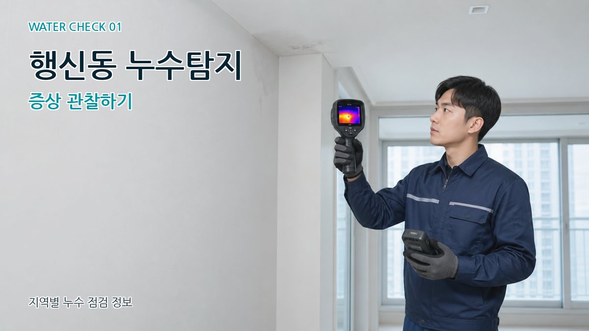 행신동 아파트누수 누수탐지 이미지