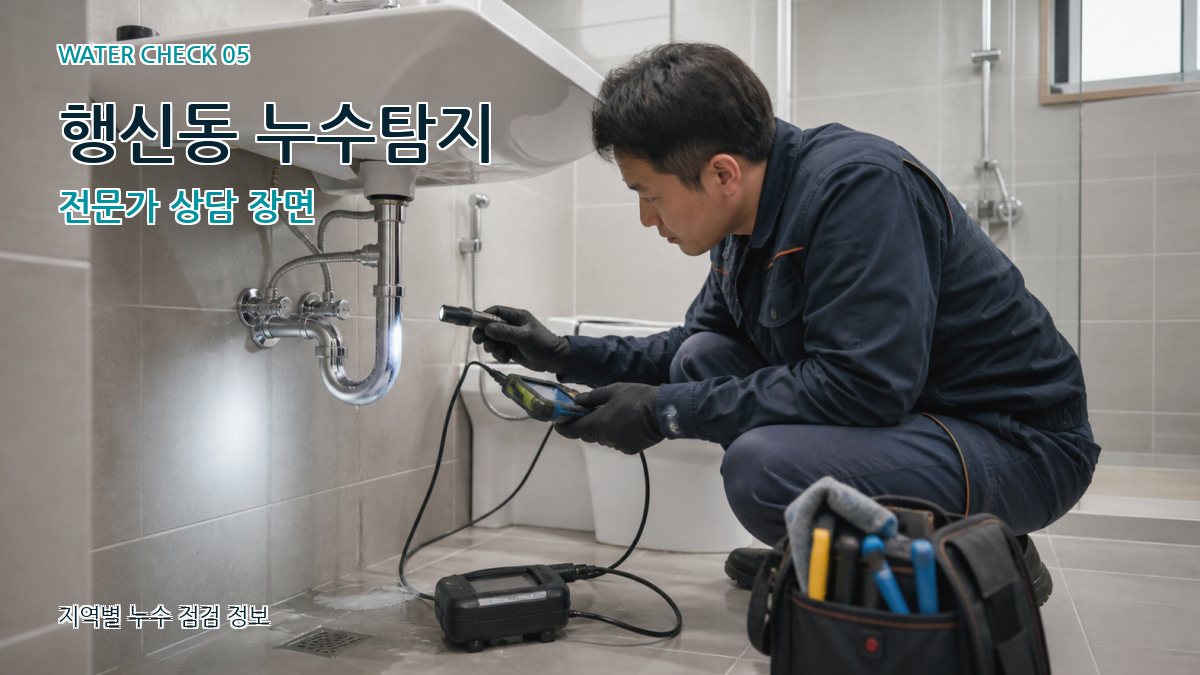 행신동 누수공사 누수탐지 이미지