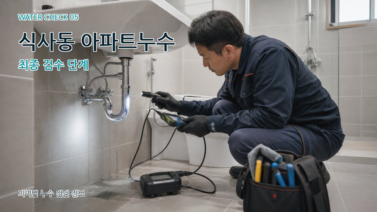 식사동 누수공사 누수탐지 이미지