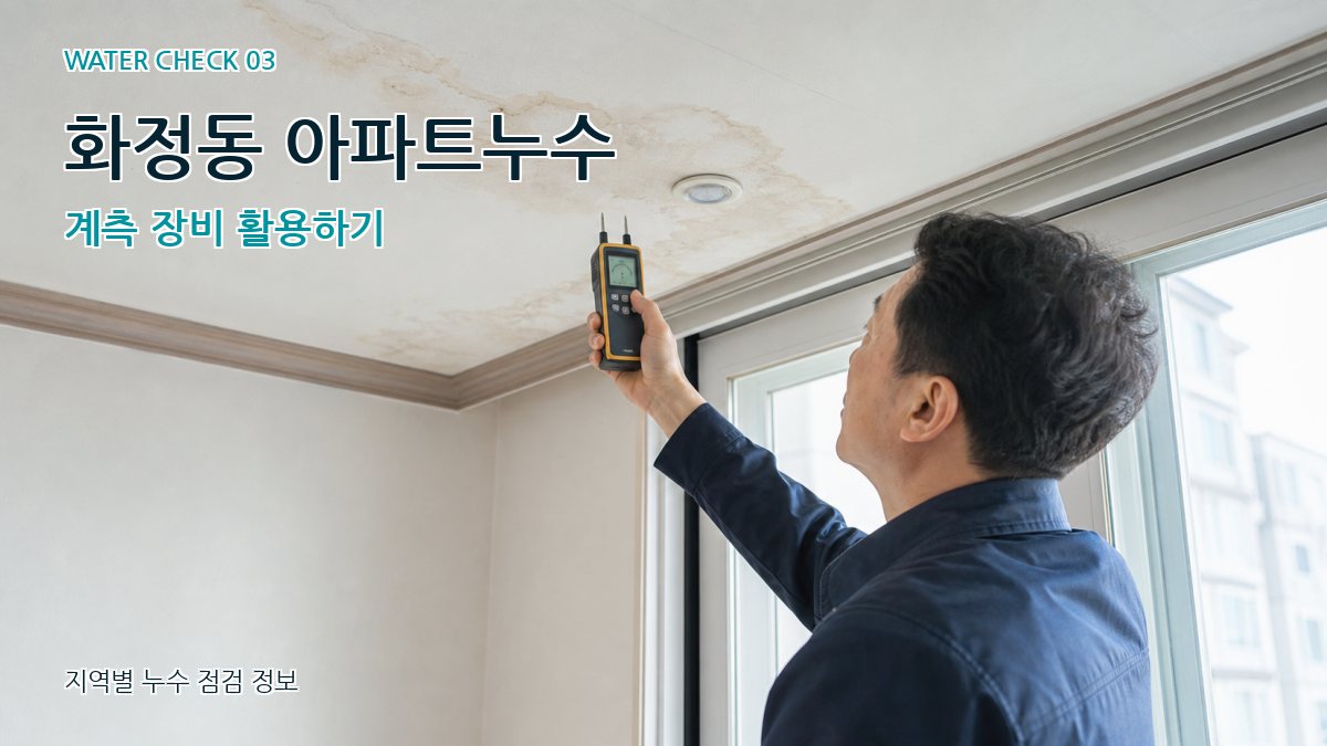 화정동 천장누수 누수탐지 이미지