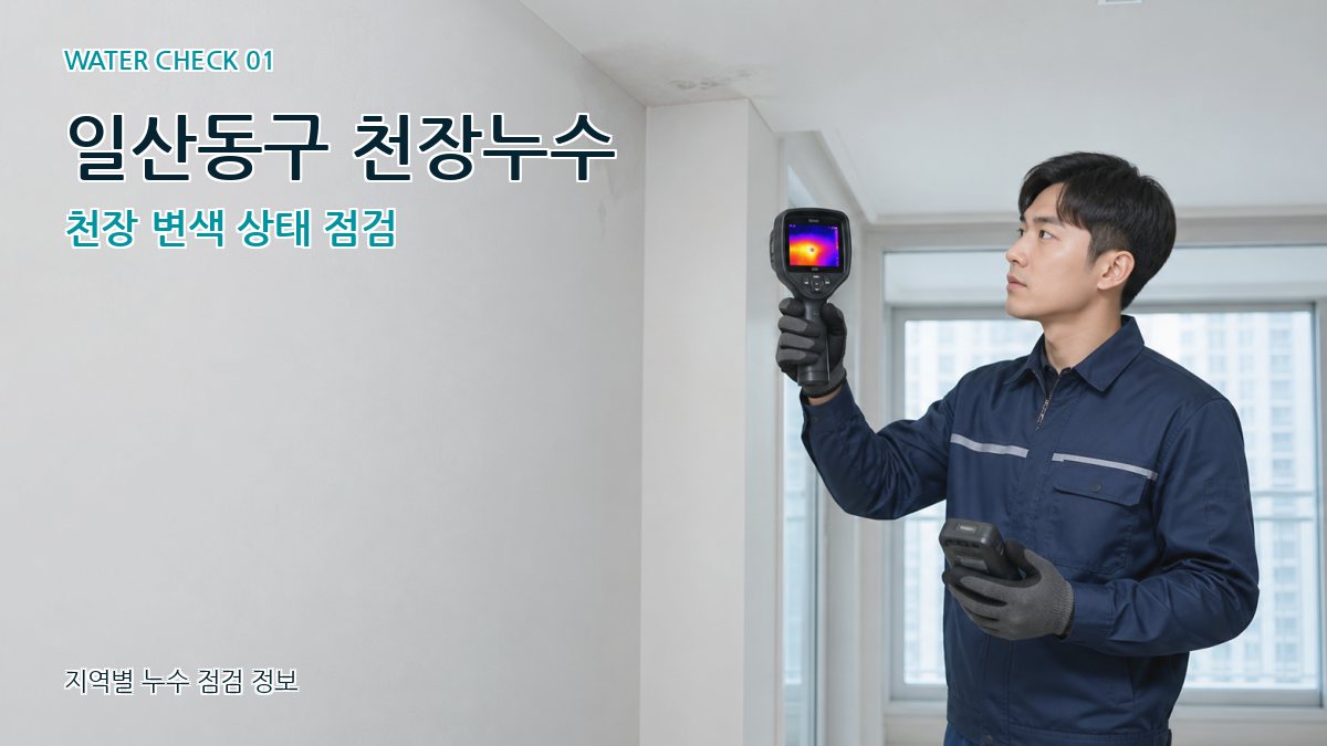 일산동구 아파트누수 누수탐지 이미지