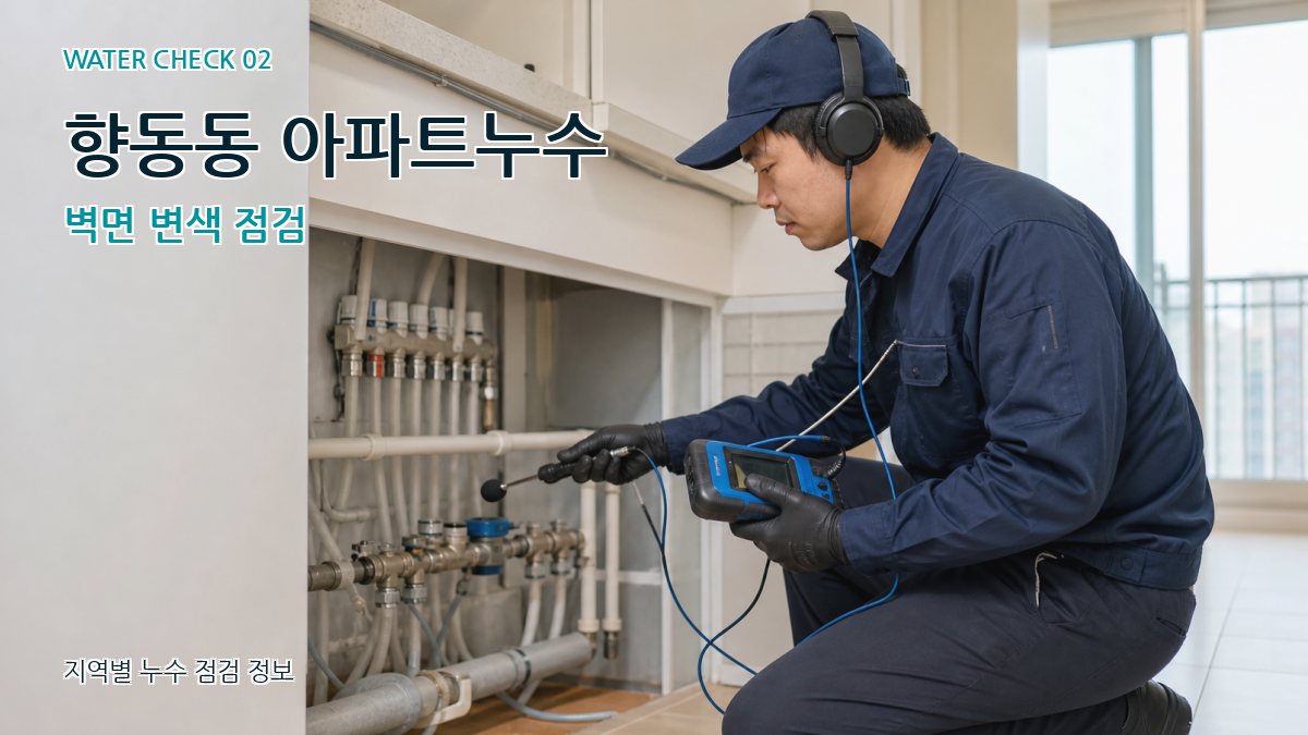 향동동 화장실누수 누수탐지 이미지