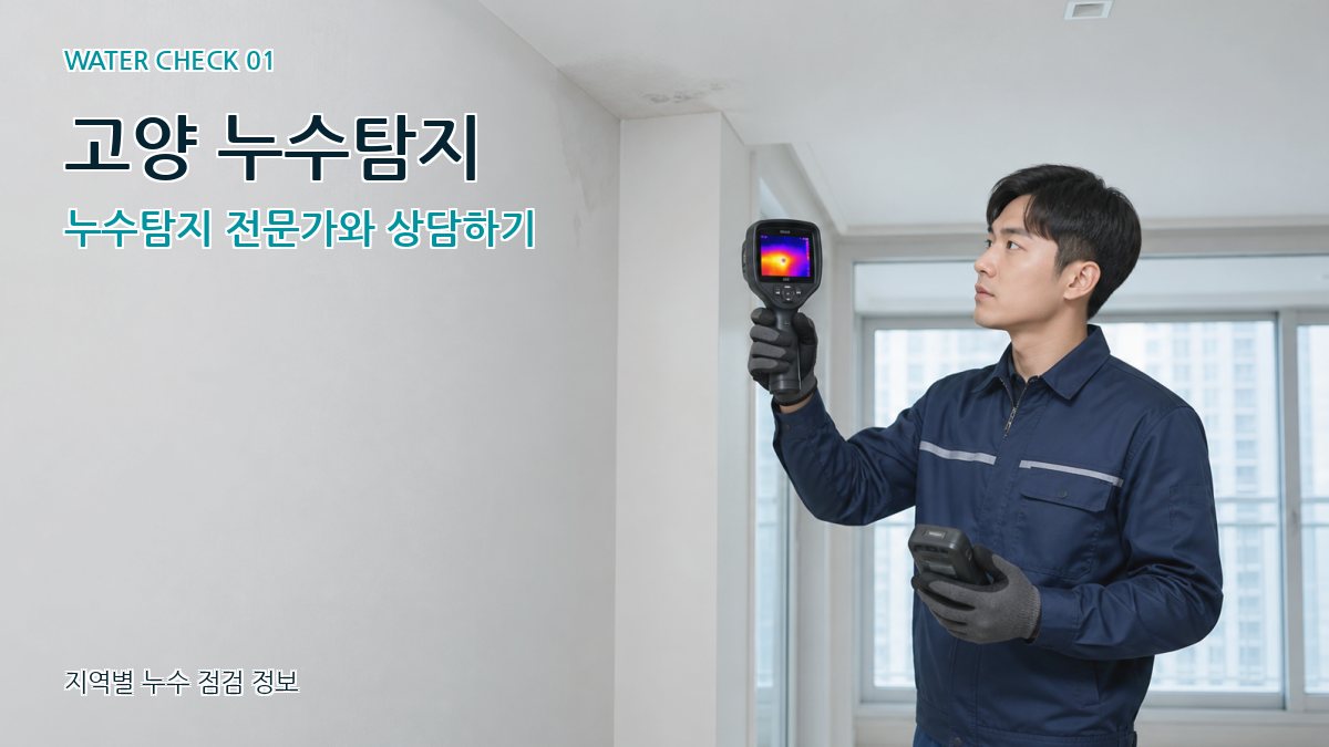 덕양구 아파트누수 누수탐지 이미지