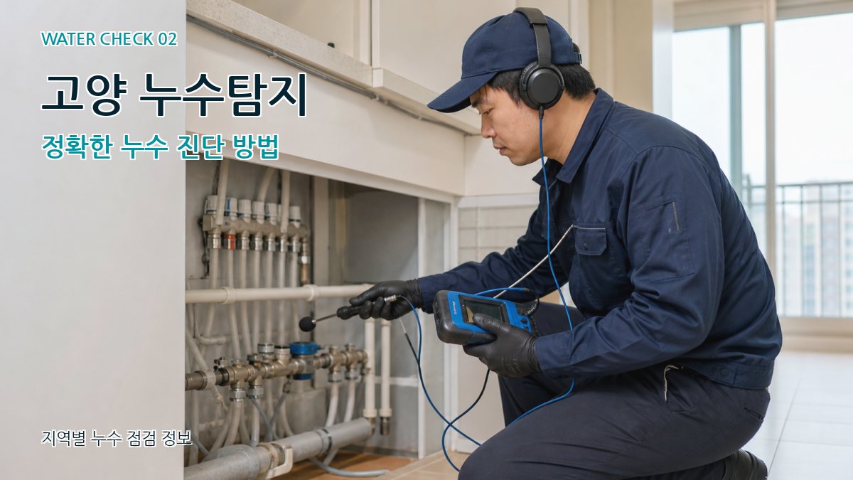 덕양구 화장실누수 누수탐지 이미지