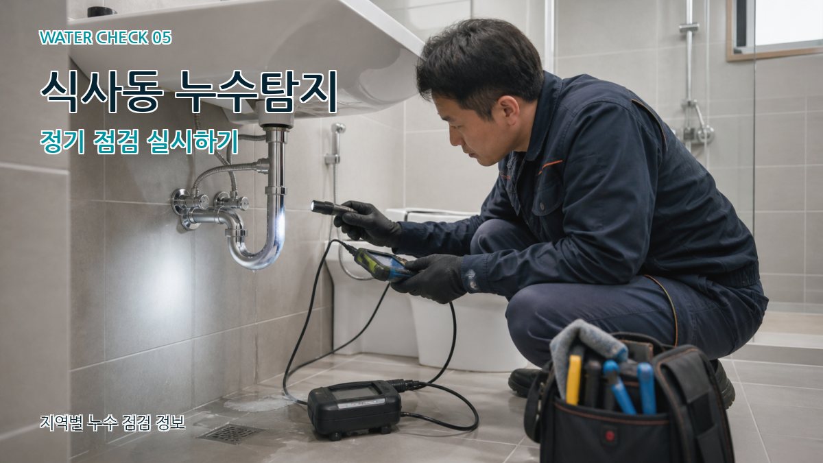 식사동 누수공사 누수탐지 이미지