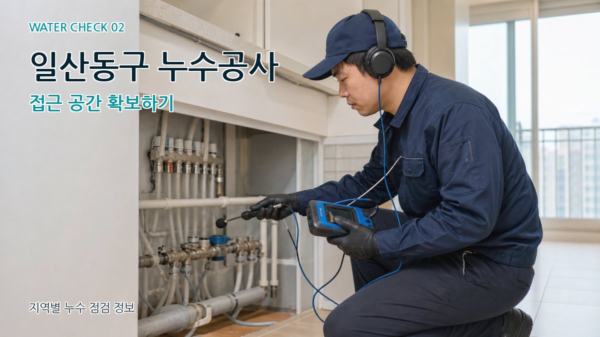 일산동구 화장실누수 누수탐지 이미지