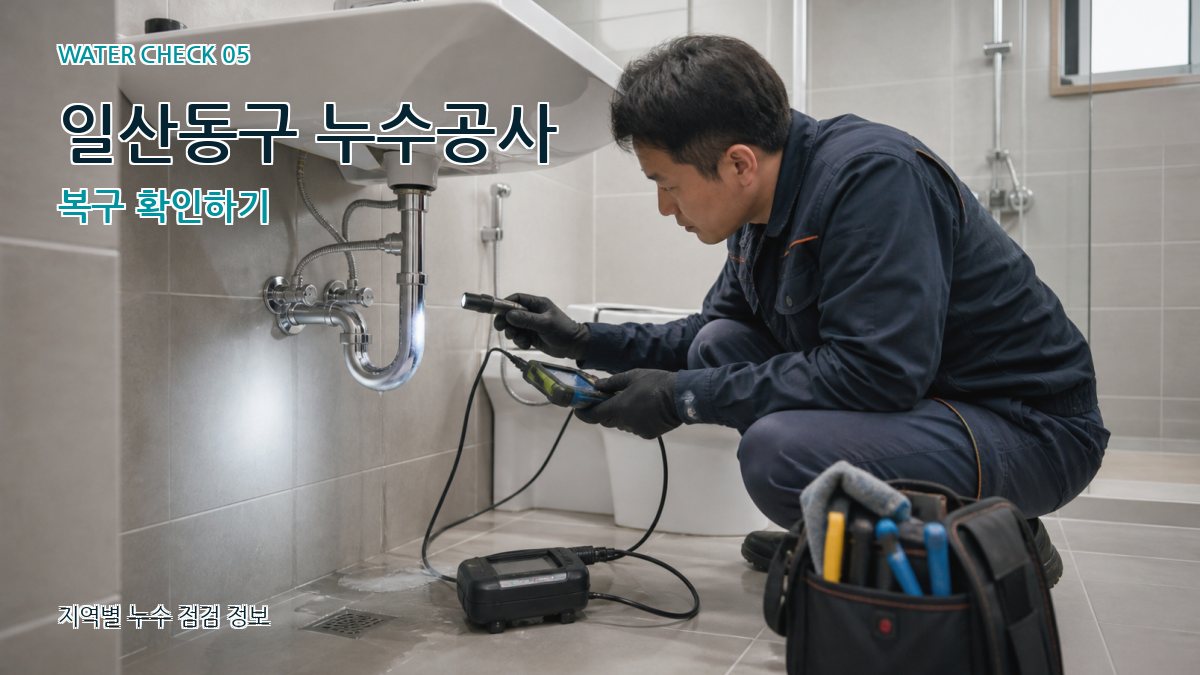 일산동구 누수공사 누수탐지 이미지