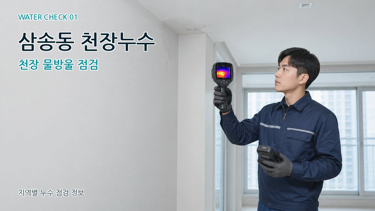 삼송동 아파트누수 누수탐지 이미지