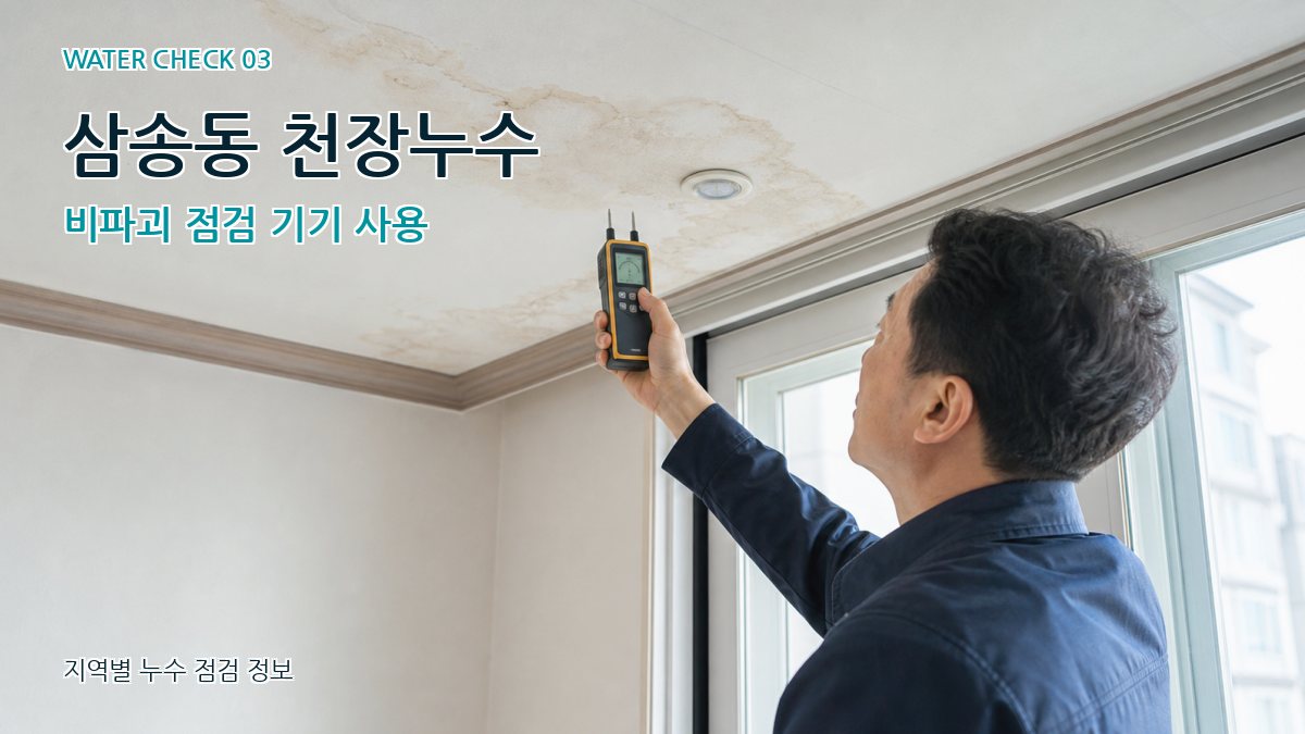 삼송동 천장누수 누수탐지 이미지