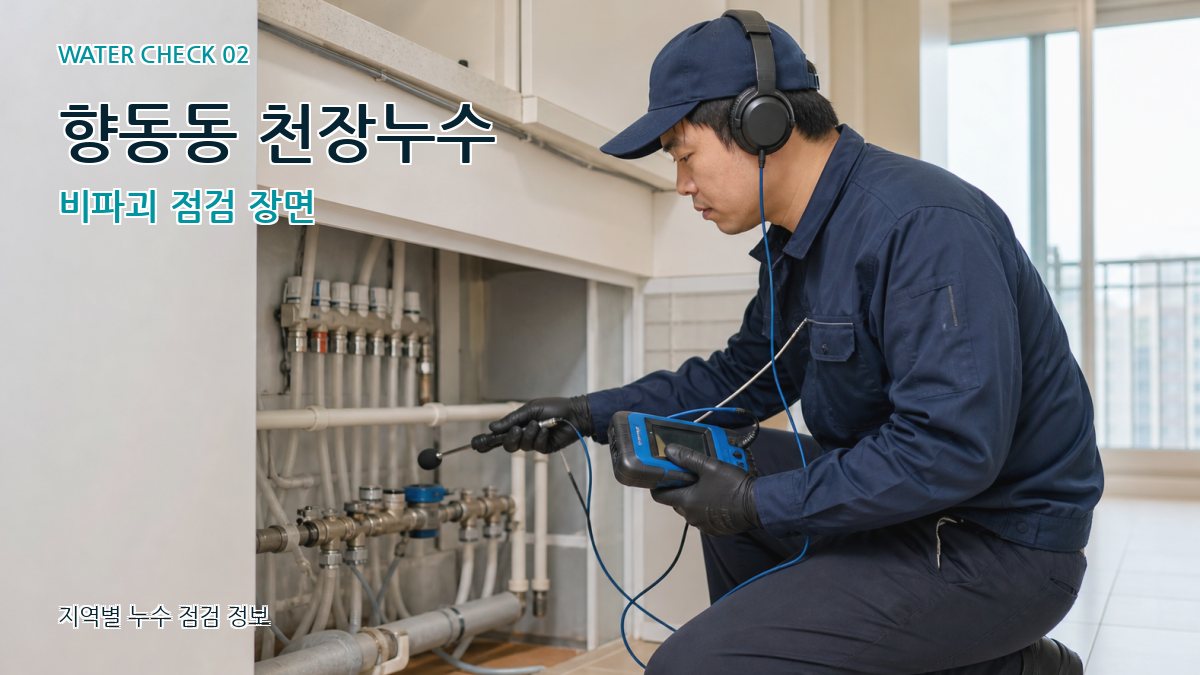 향동동 화장실누수 누수탐지 이미지