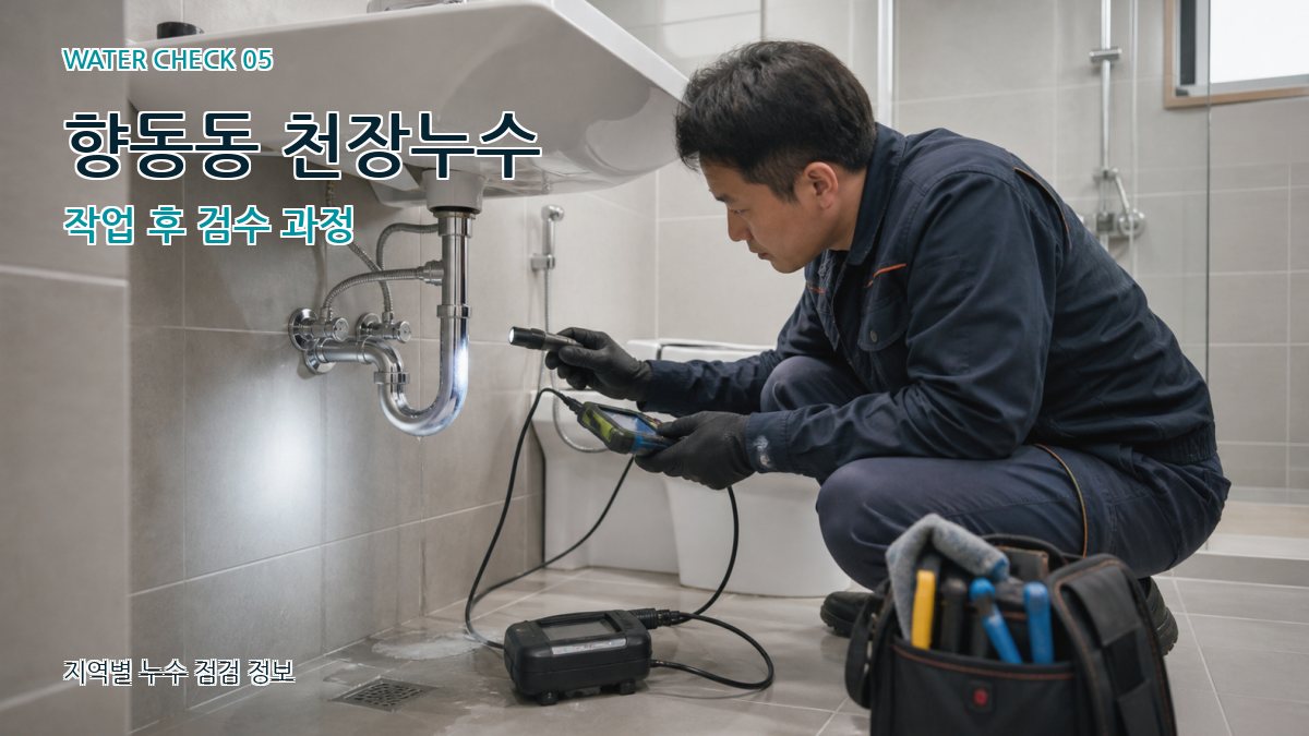 향동동 누수공사 누수탐지 이미지
