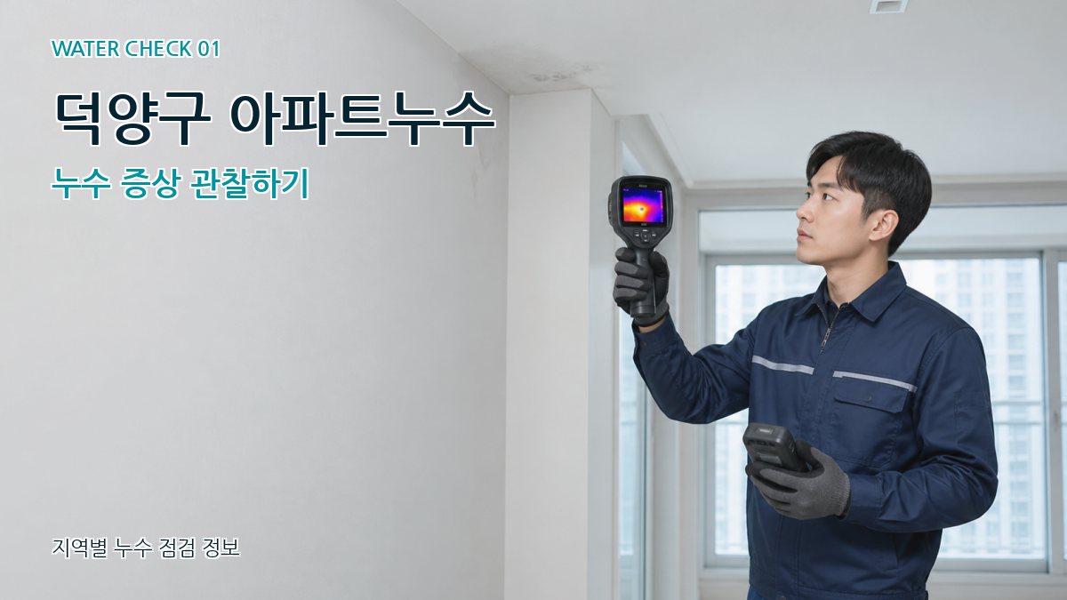 덕양구 아파트누수 누수탐지 이미지