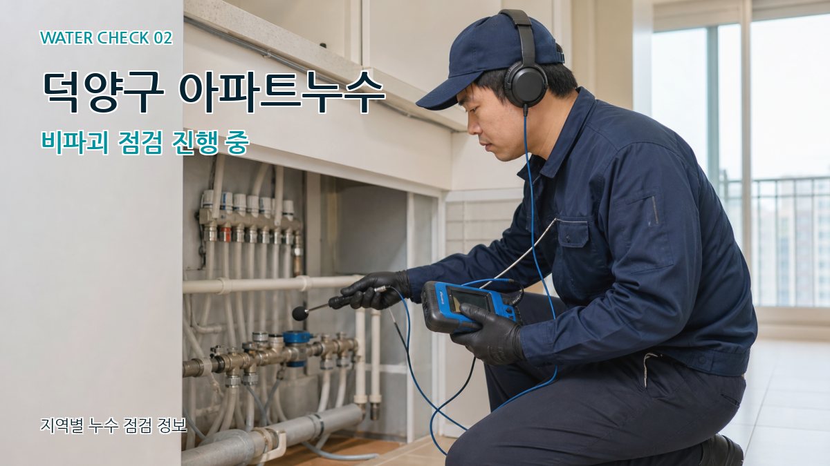 덕양구 화장실누수 누수탐지 이미지