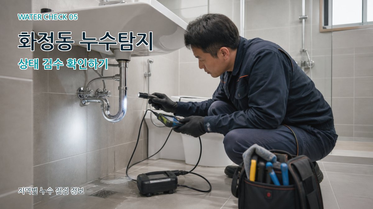 화정동 누수공사 누수탐지 이미지