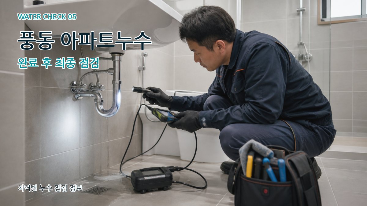 풍동 누수공사 누수탐지 이미지