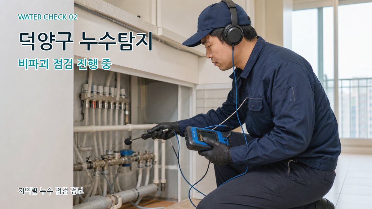 덕양구 화장실누수 누수탐지 이미지