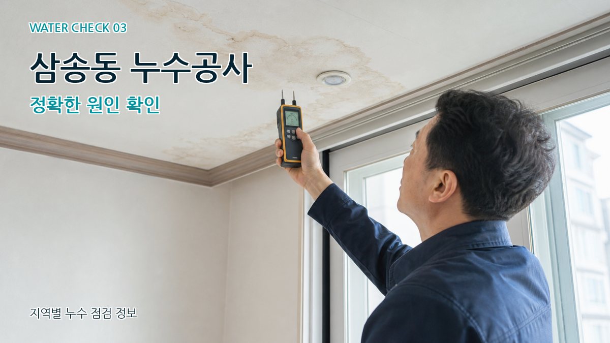 삼송동 천장누수 누수탐지 이미지