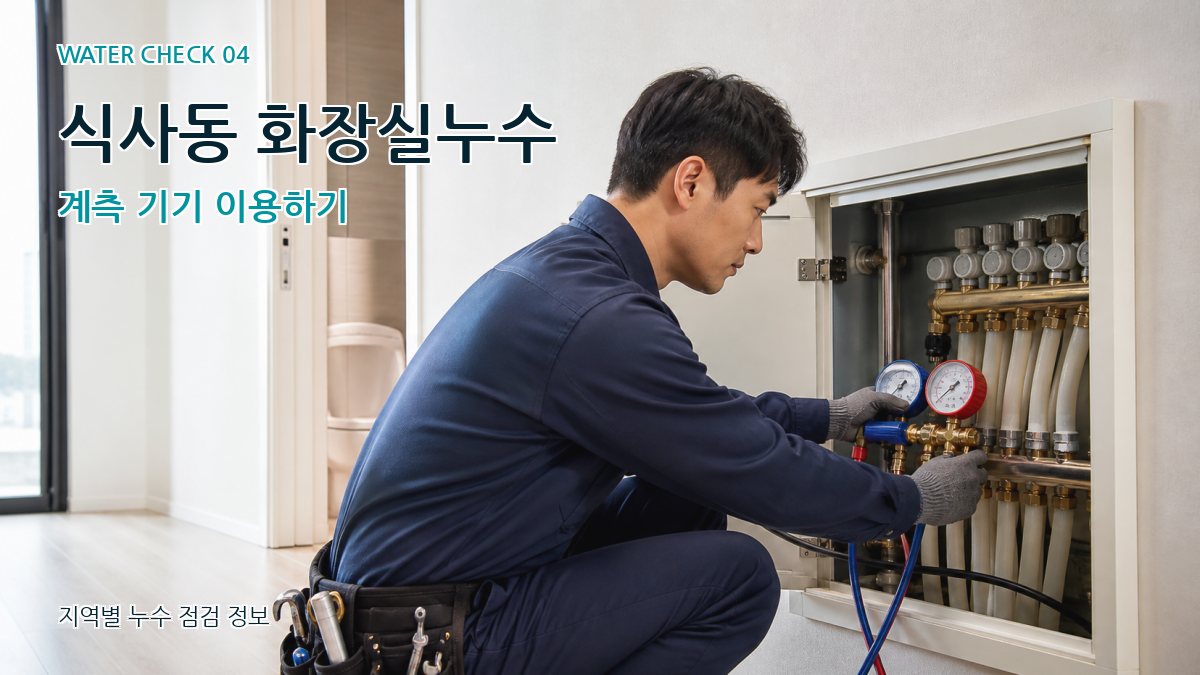 식사동 누수탐지 누수탐지 이미지