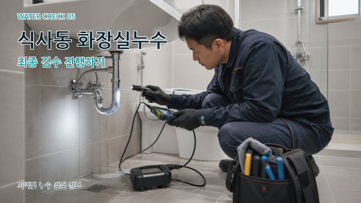 식사동 누수공사 누수탐지 이미지