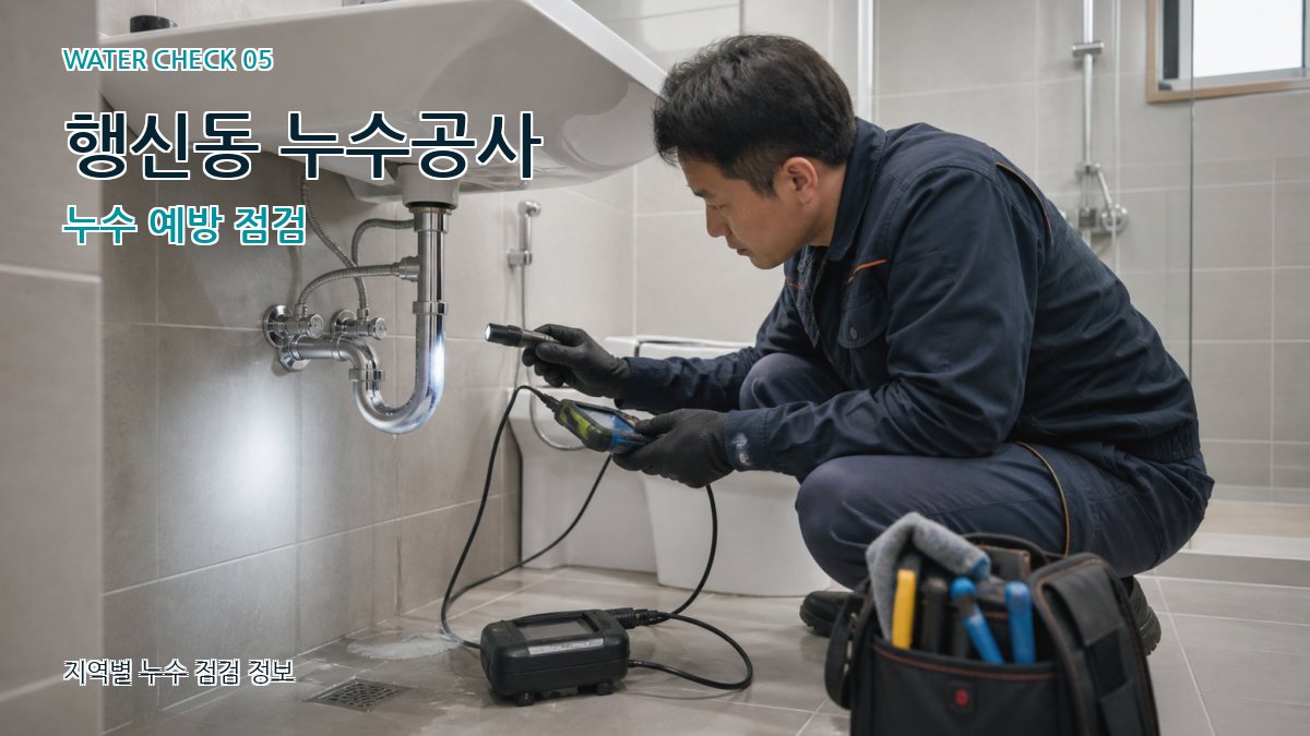 행신동 누수공사 누수탐지 이미지
