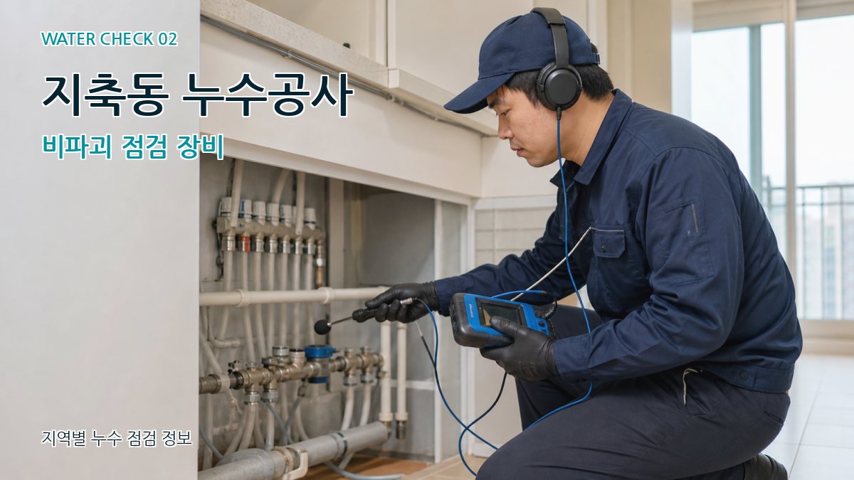지축동 화장실누수 누수탐지 이미지
